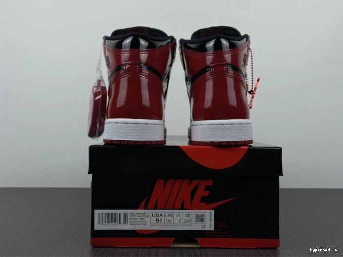 Bred Patent 1 OG Air High Jordan 555088-063 0726